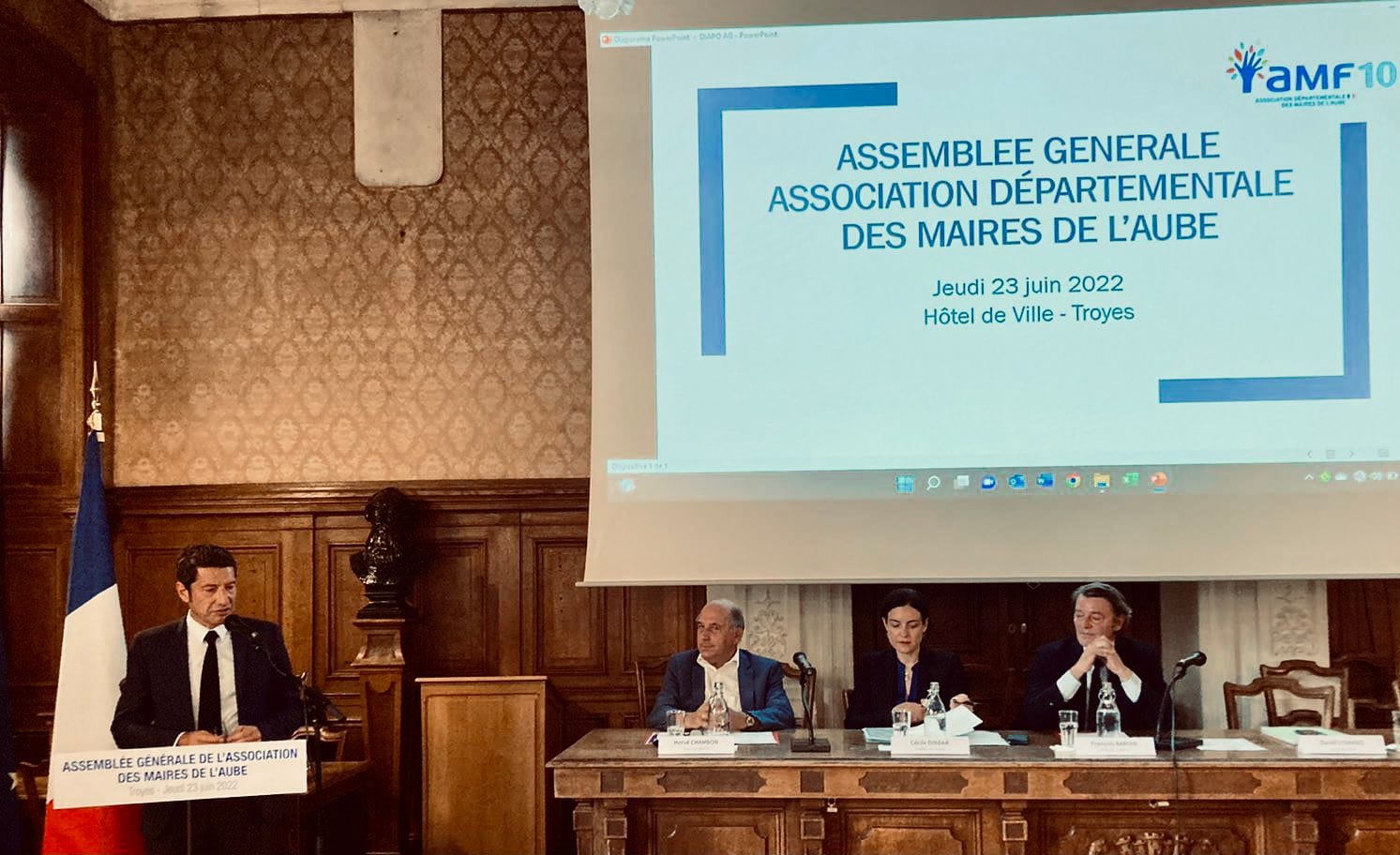 AMF : David Lisnard aux salons des maires d'Île-de-France, de Corrèze et de l'Aube