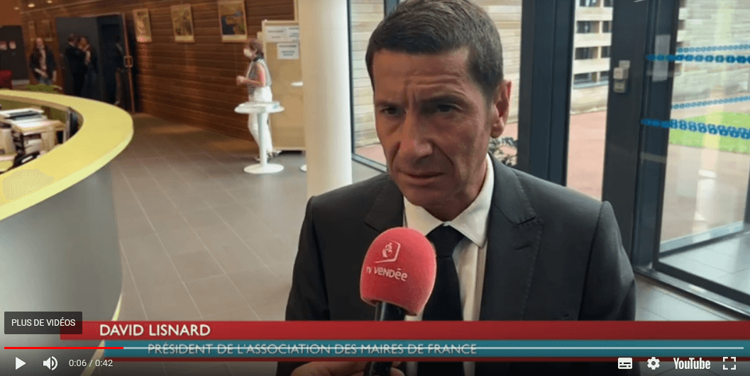 Interview de David Lisnard pour TV Vendée