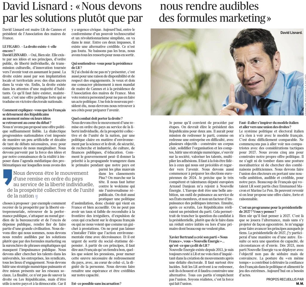 "Dès 2023, mon parti Nouvelle Énergie va se déployer avec l’objectif non pas de séduire mais de convaincre" — illustration 1