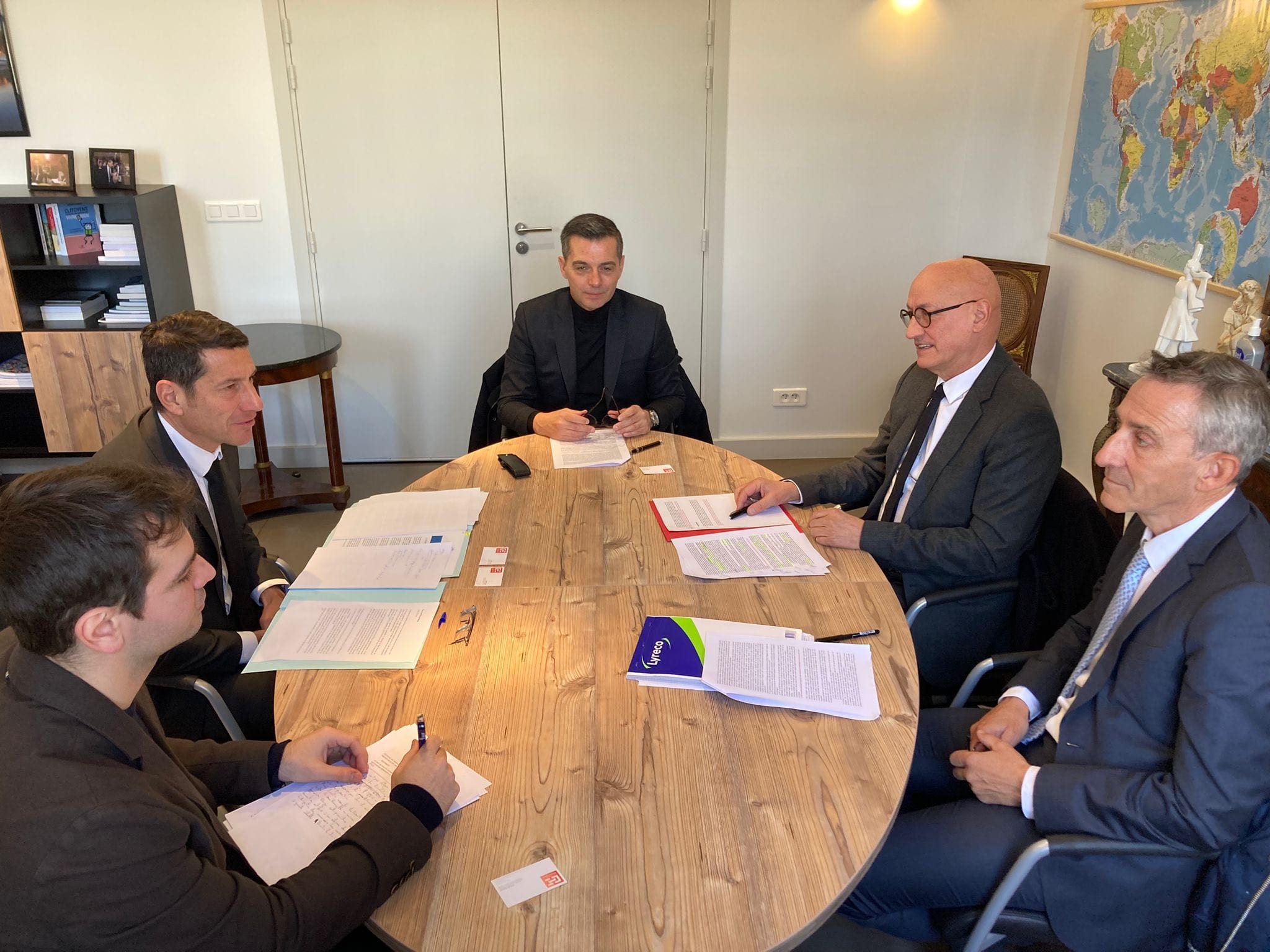 AMF : séance de travail entre David Lisnard et la direction de l'Ordre des Géomètres-Experts