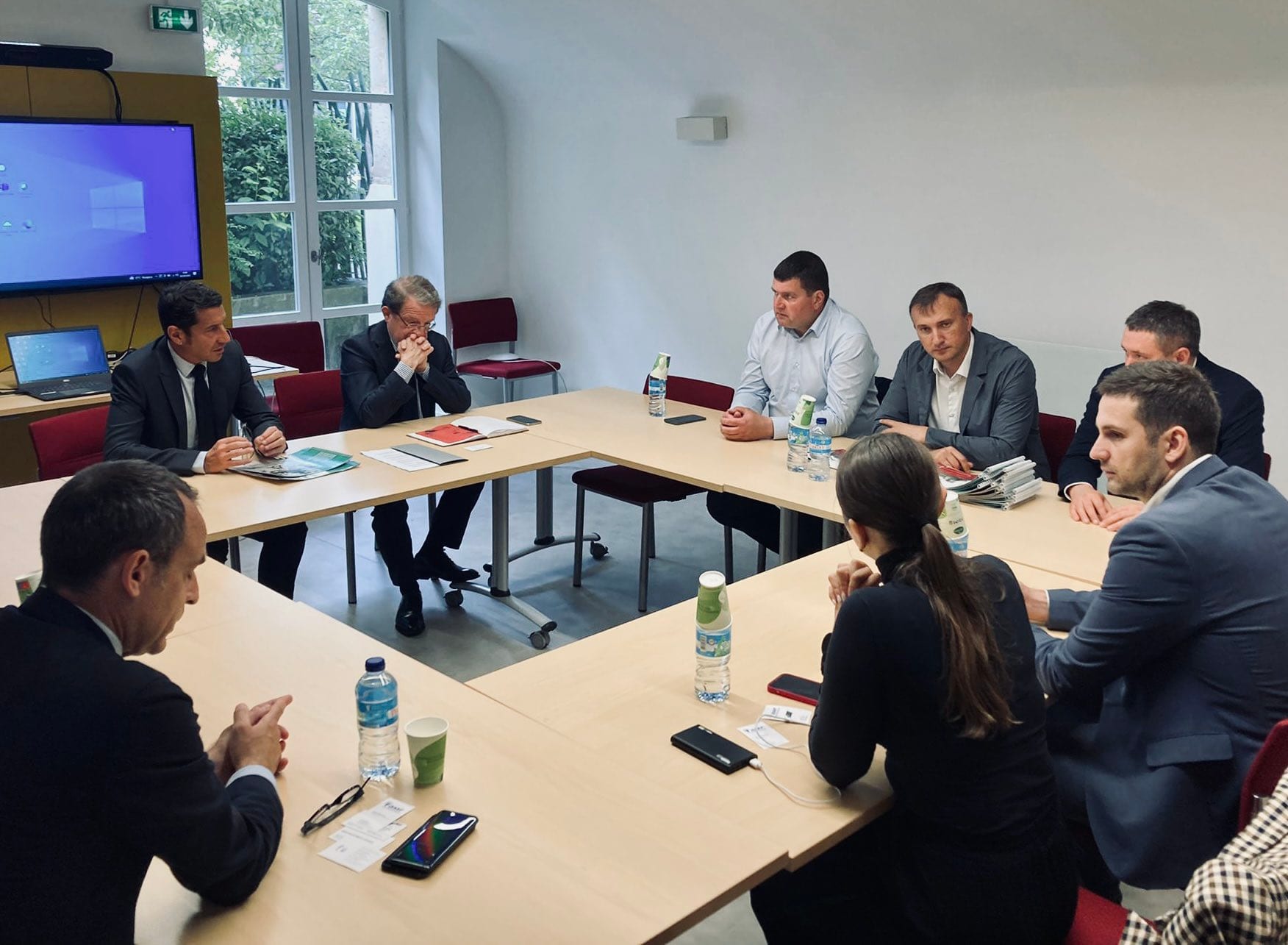 David Lisnard rencontre Oleksandr Markouchine, maire d'Irpin