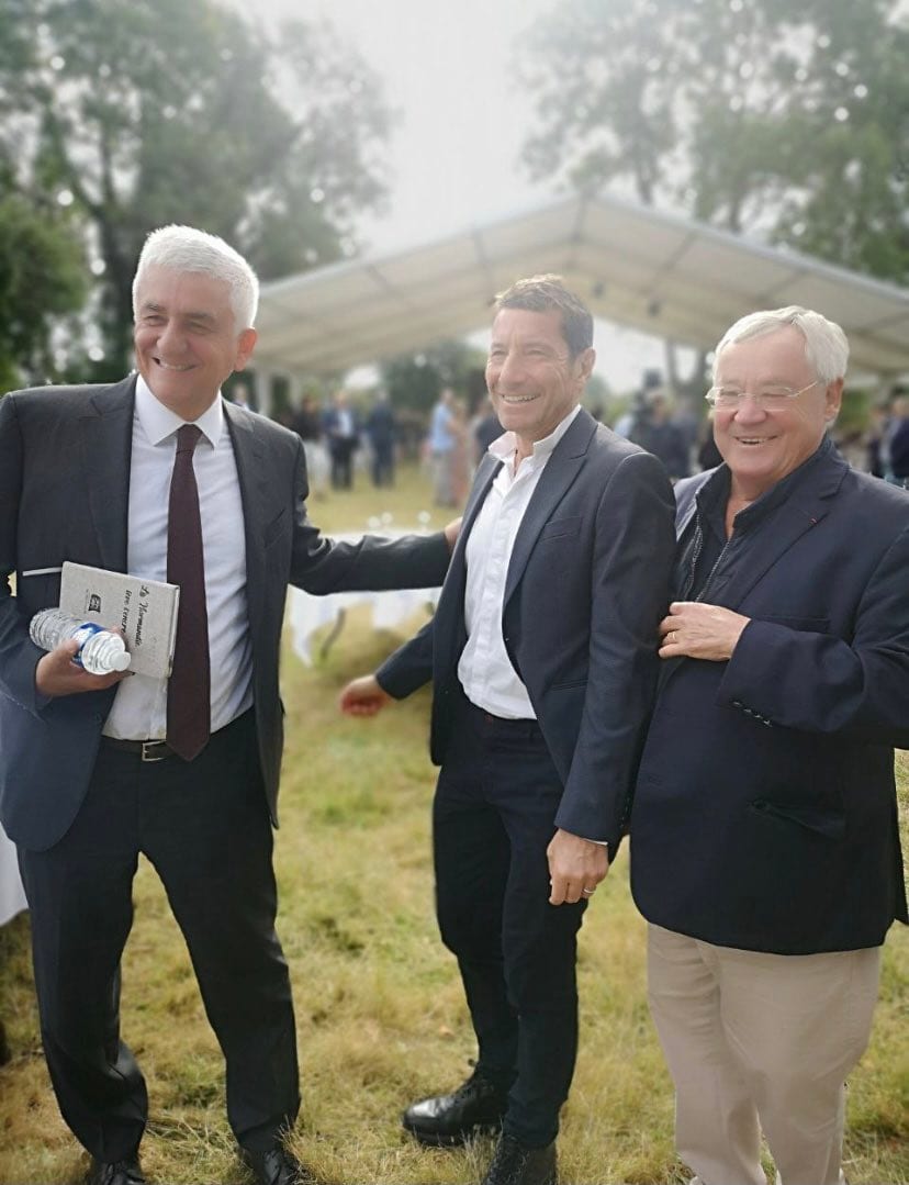 David Lisnard participe à la Fête de la pomme en Normandie