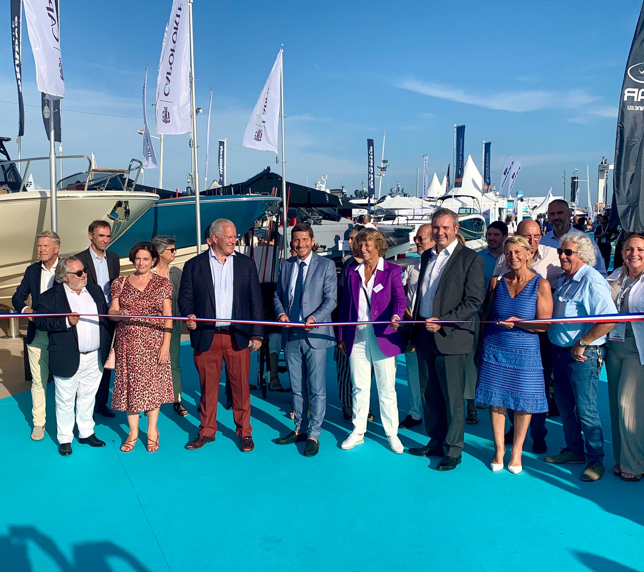 David Lisnard inaugure le 45ème anniversaire du Cannes Yachting Festival