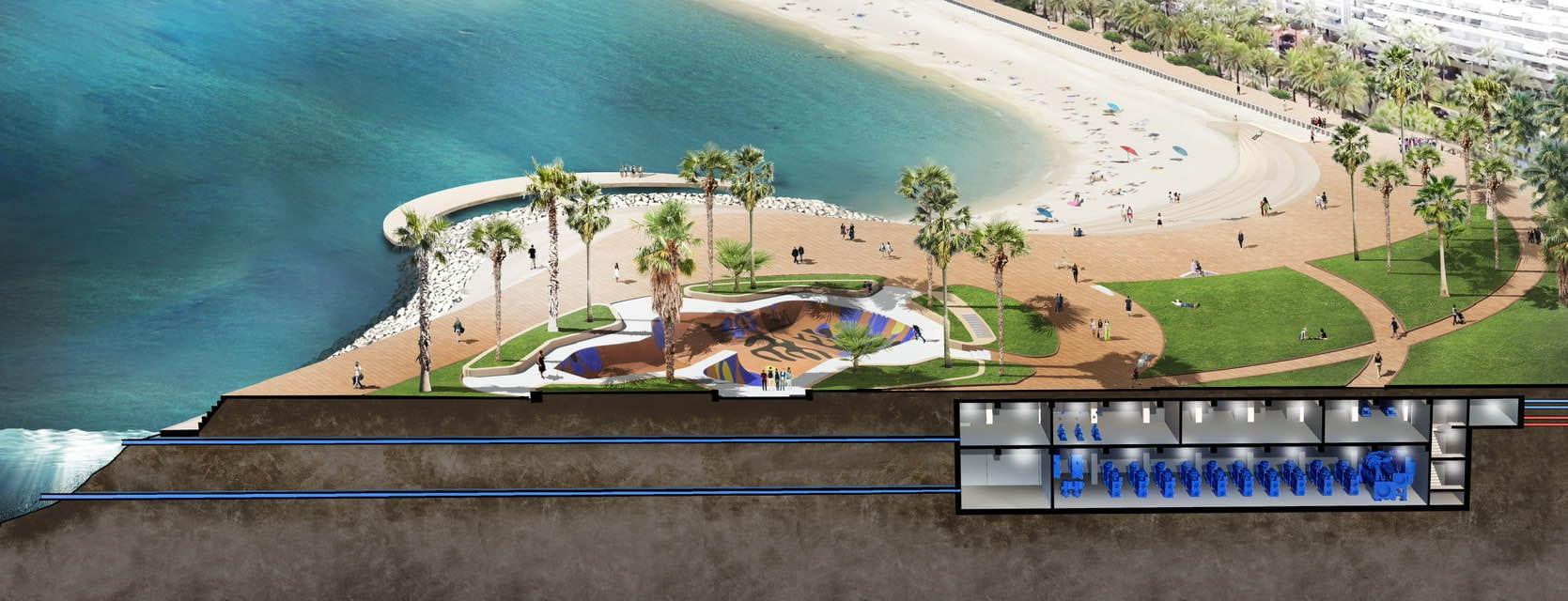 Cannes innove et lutte contre le réchauffement climatique avec la création d'une centrale de thalassothermie