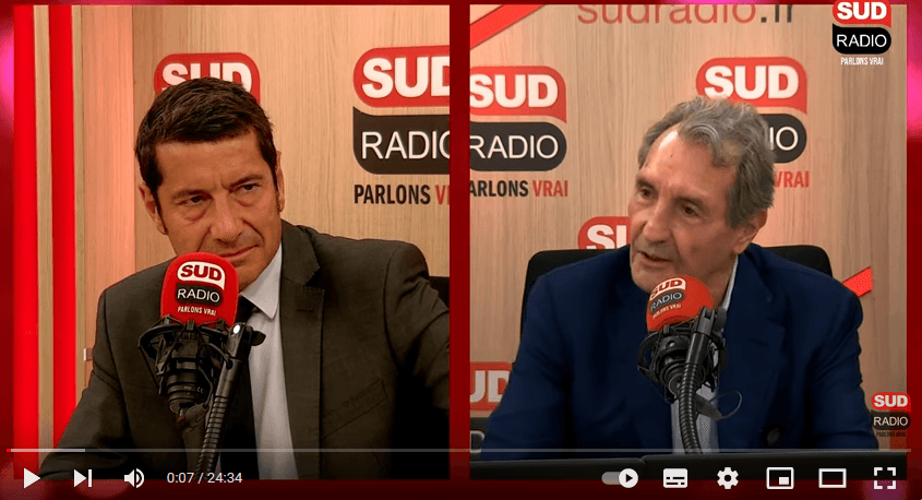 Lampedusa : David Lisnard est revenu sur la crise migratoire au micro de Jean-Jacques Bourdin, dans la matinale de Sud Radio