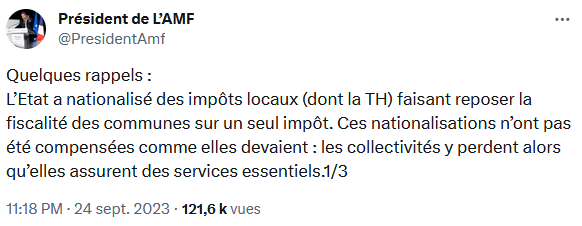 Taxe foncière : l'AMF répond à l'injuste polémique lancée par le président de la République — illustration 1