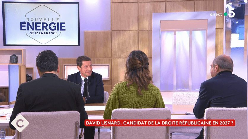 David Lisnard était l'invité de l'émission C à Vous sur France 5