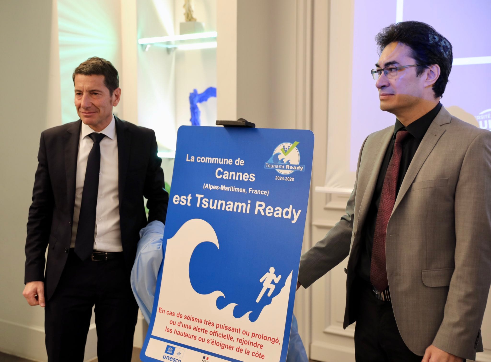 Cannes reçoit la distinction internationale de l’UNESCO "Tsunami Ready", une première en Méditerranée et en France métropolitaine
