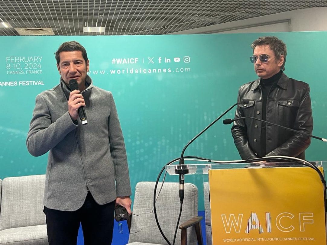 David Lisnard et Jean-Michel Jarre lancent le projet Cannes Immersive depuis Cannes