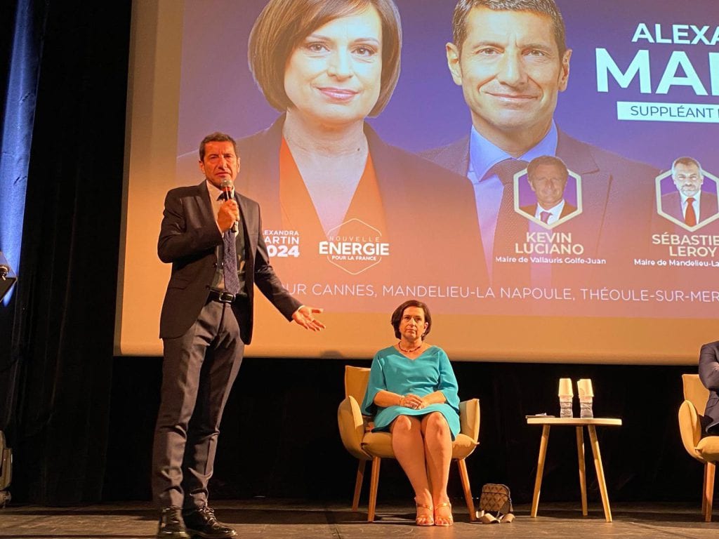 Cannes : salle comble pour la réunion publique d'Alexandra Martin et David Lisnard — illustration 1