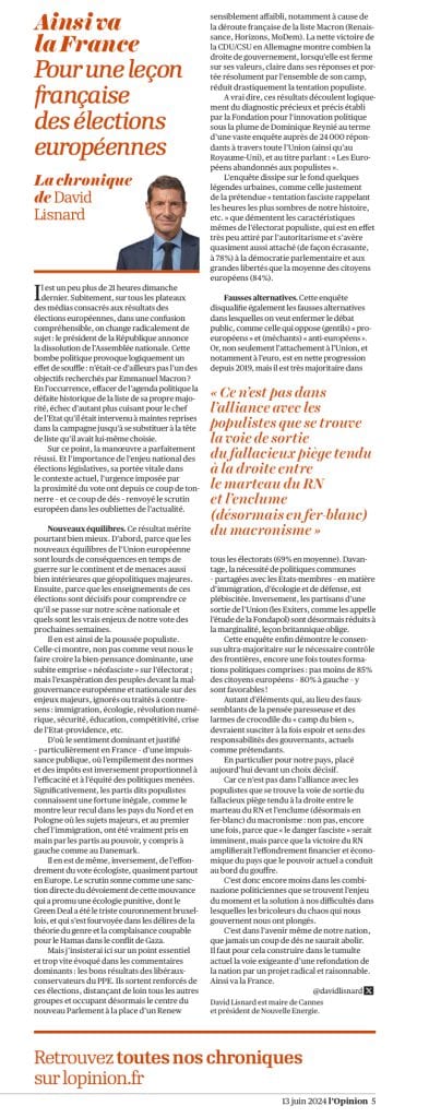 Pour une leçon française des élections européennes — illustration 1