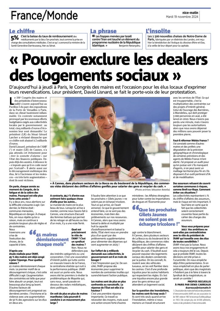 "Ce que le gouvernement entend faire, ce ne sont pas des économies, mais bien des prélèvements sur nos ressources" — illustration 1