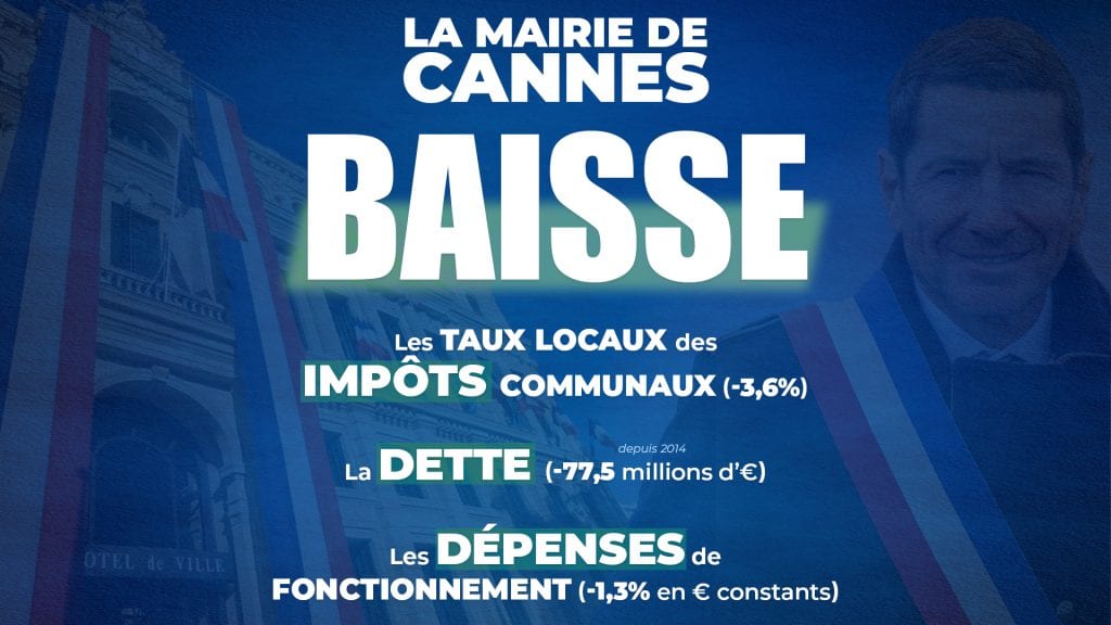 La Mairie de Cannes baisse les impôts — illustration 1