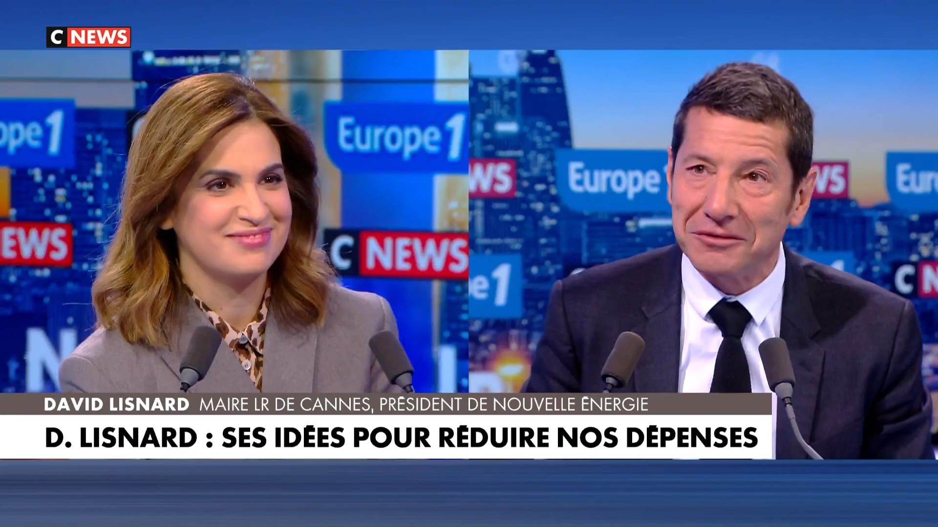 « Au bout du bout d'une caste politique » : David Lisnard était l'invité de la grande interview de Sonia Mabrouk sur CNEWS et Europe 1