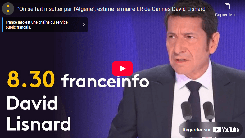 Algérie, retraites, immigration : David Lisnard était l'invité de la matinale de France Info