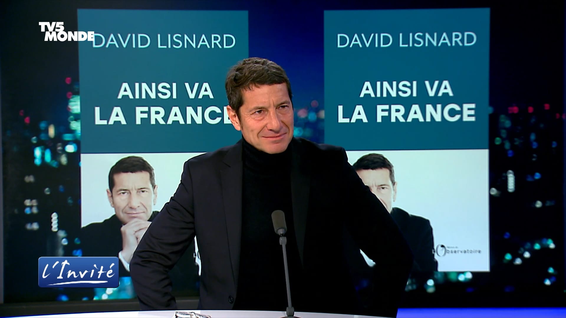 David Lisnard était l'invité de Patrick Simonin sur TV5 Monde