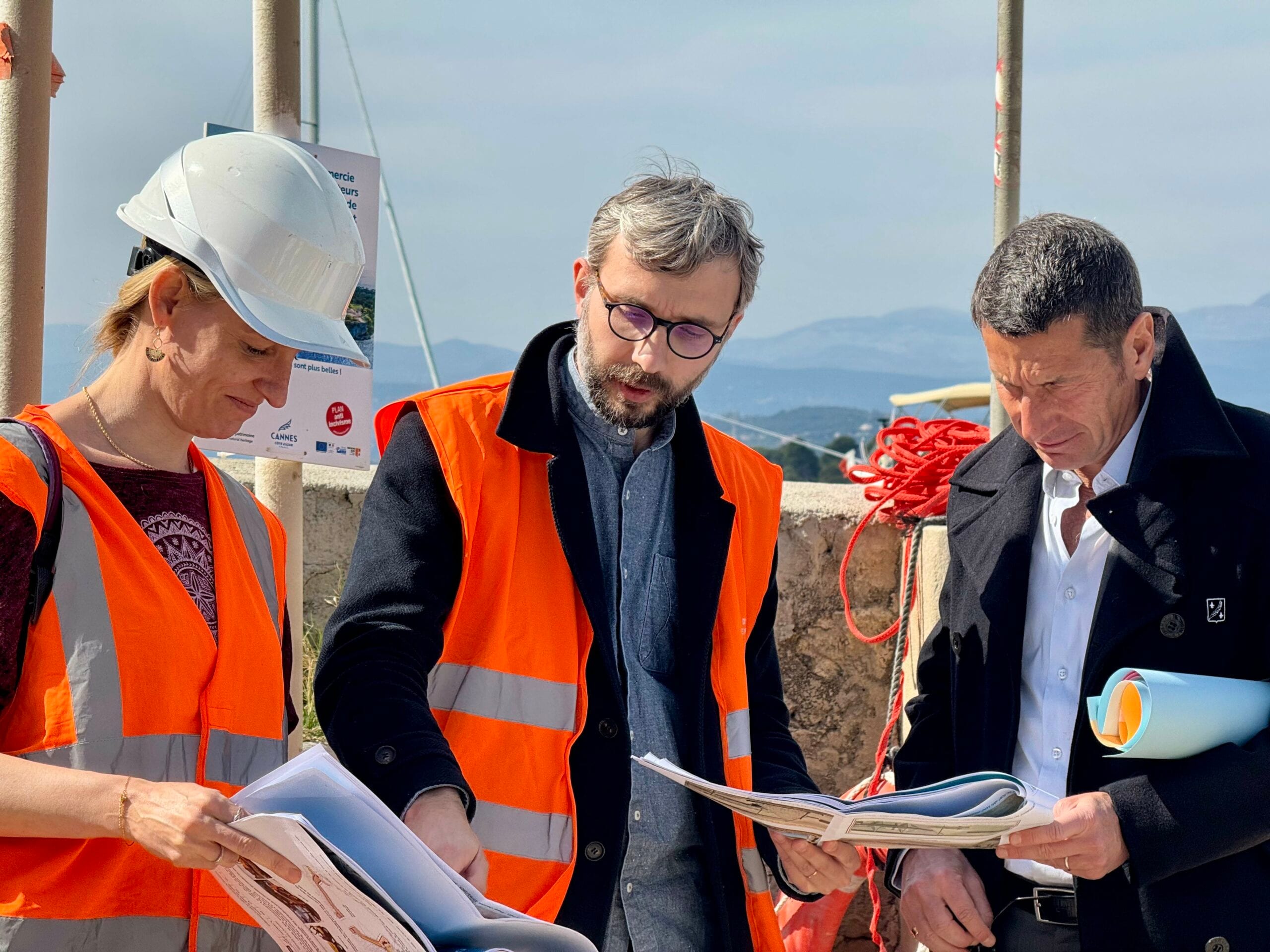 David Lisnard effectue une tournée de contrôle des îles de Lérins