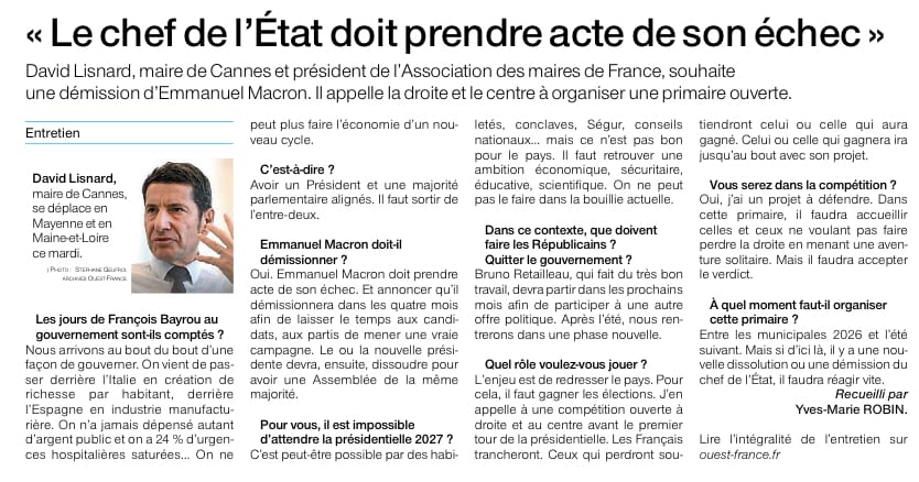« Le chef de l’État doit prendre acte de son échec » — illustration 1