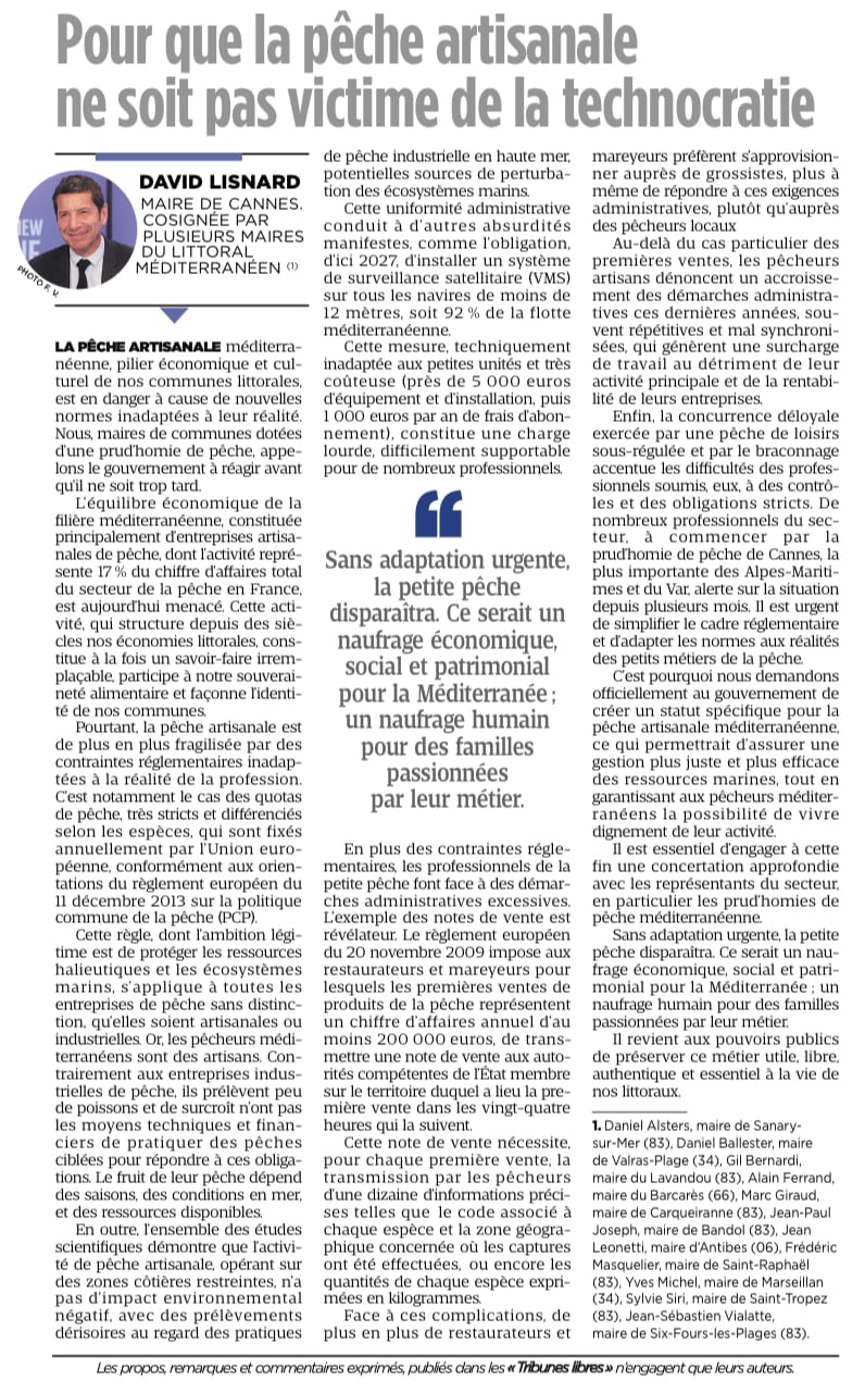 Pour que la pêche artisanale ne soit pas victime de la technocratie — illustration 1