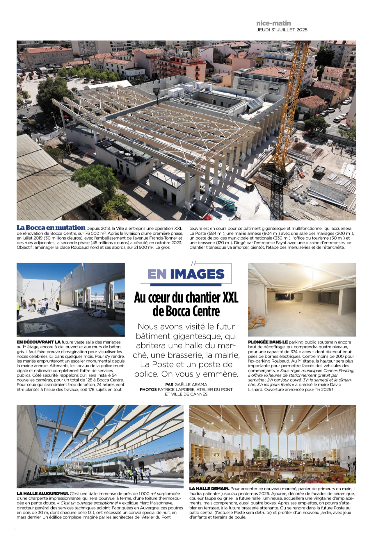 La Bocca en pleine mutation : la Ville poursuit la métamorphose de son centre — illustration 1