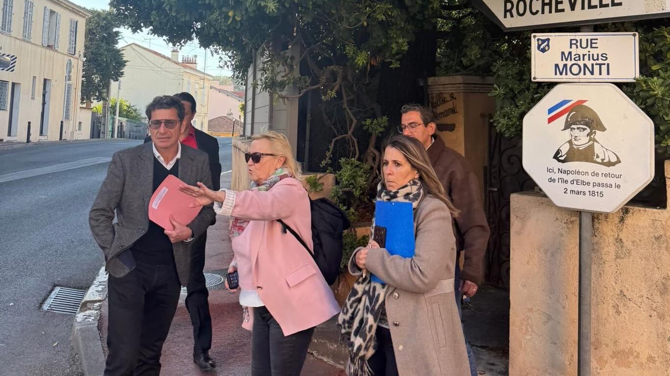 Sur le terrain, au cœur de l’avenue de Grasse