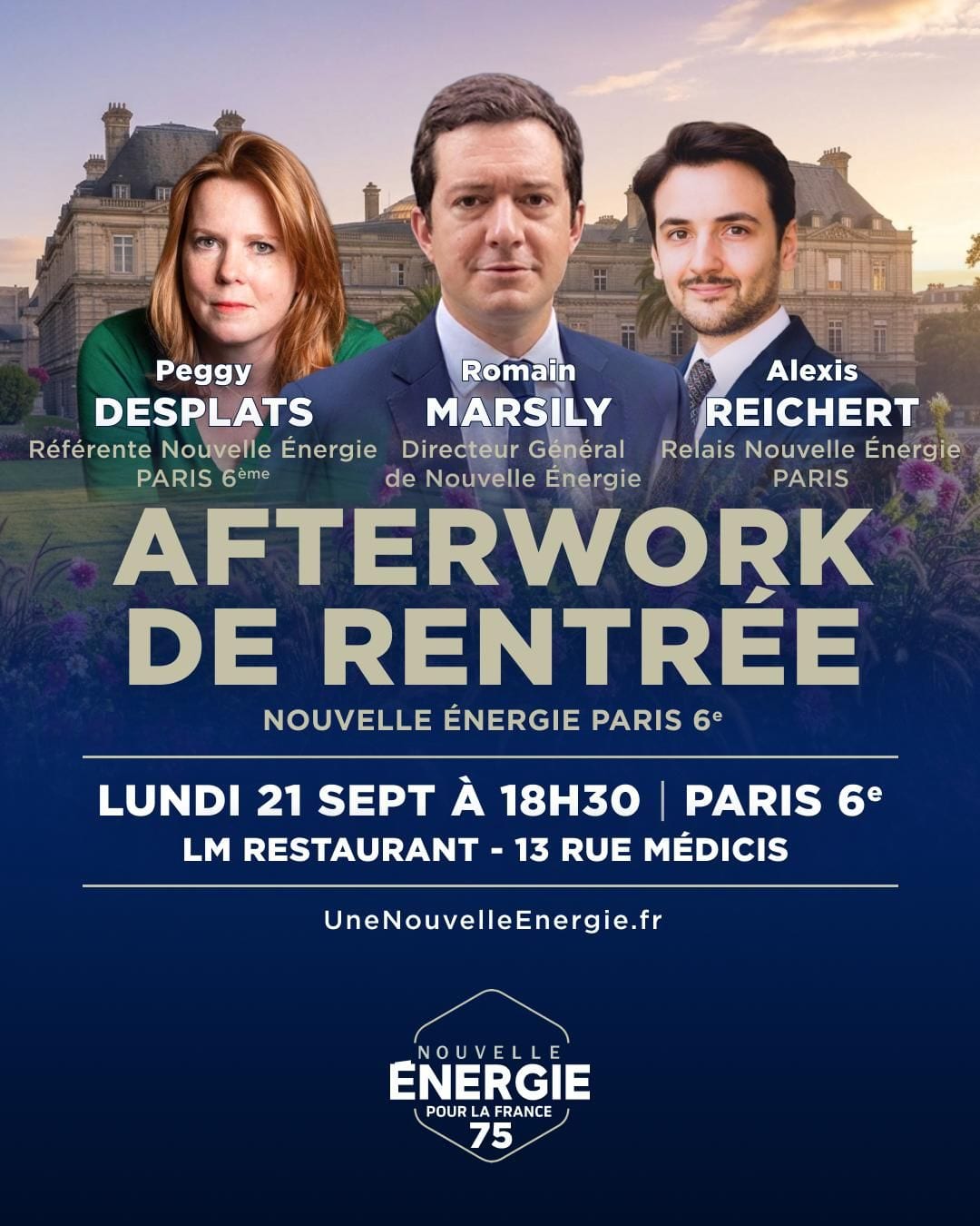 Illustration de l’événement : AFTERWORK DE RENTRÉE PARIS 6EME
