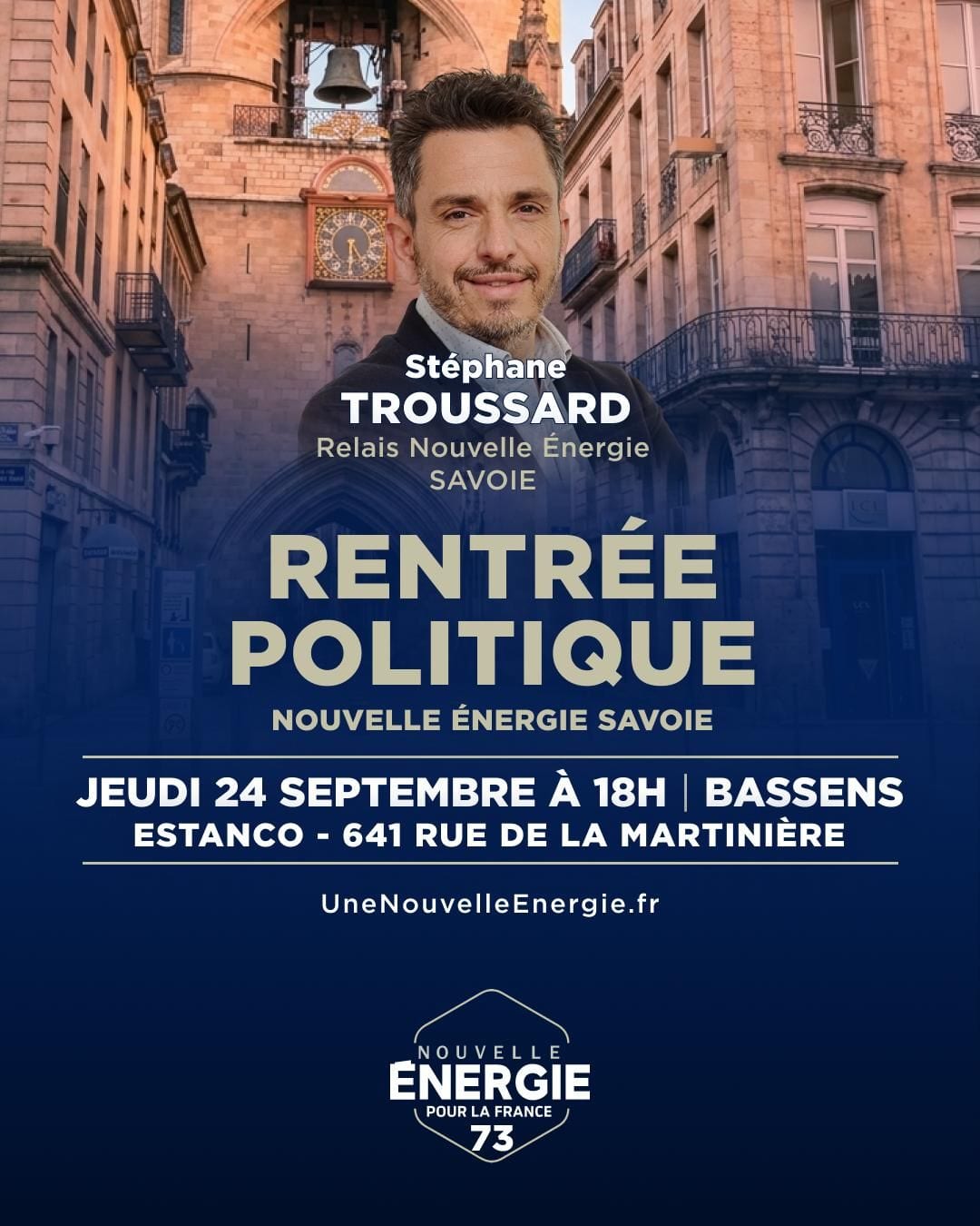 Illustration de l’événement : RENTRÉE POLITIQUE NOUVELLE ÉNERGIE SAVOIE