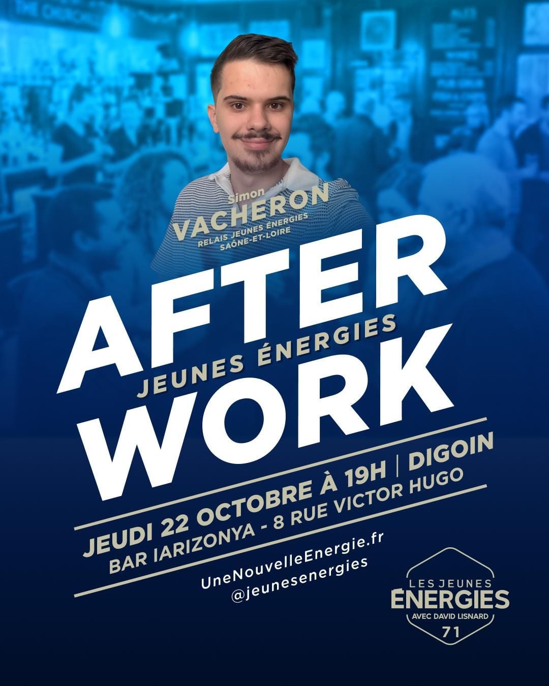 Illustration de l’événement : AFTERWORK DES JEUNES ÉNERGIES SAÔNE-ET-LOIRE