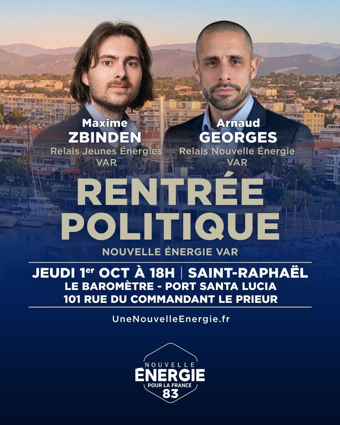 Illustration de l’événement : RENTRÉE POLITIQUE NOUVELLE ÉNERGIE VAR