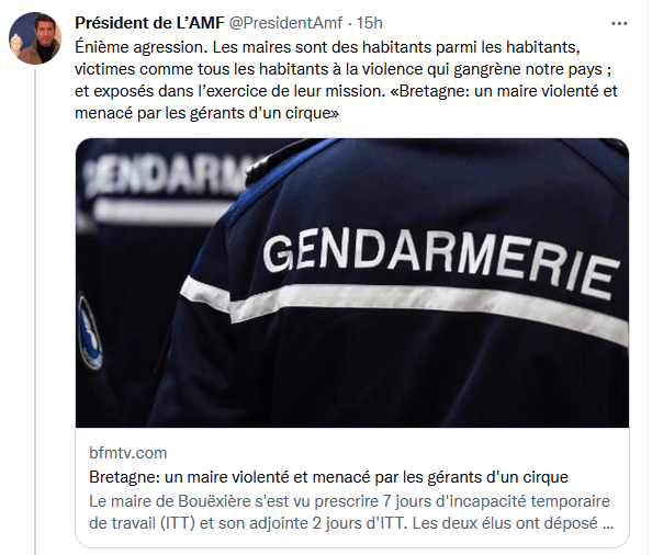 Agression d'un maire en Bretagne : David Lisnard dénonce l'inaction de l'Etat, malgré les alertes — illustration 1