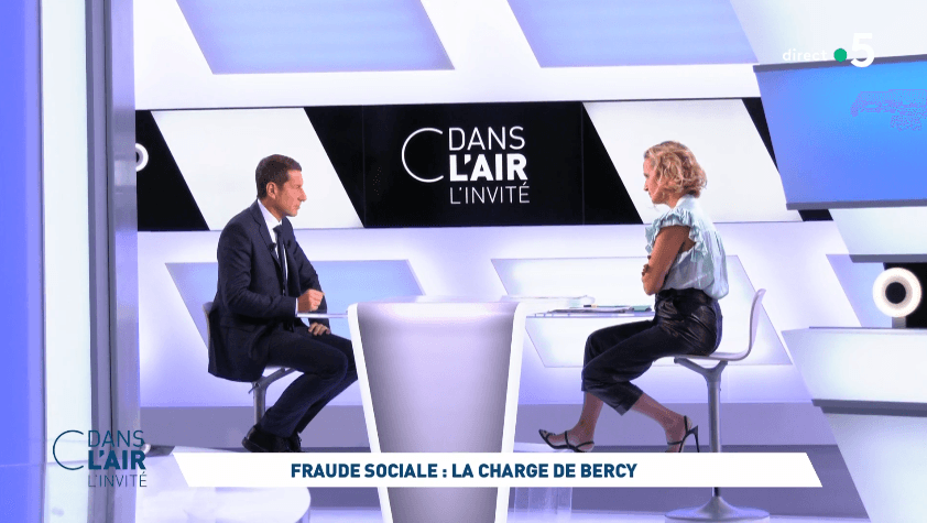 David Lisnard était l'invité de l'émission C dans l'air, présentée par Caroline Roux — illustration 1