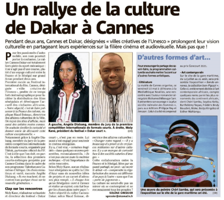 Un rallye de la culture de Dakar à Cannes — illustration 1