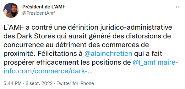 Dark stores : l'AMF protège les commerces de proximité des distorsions de concurrence — illustration 1