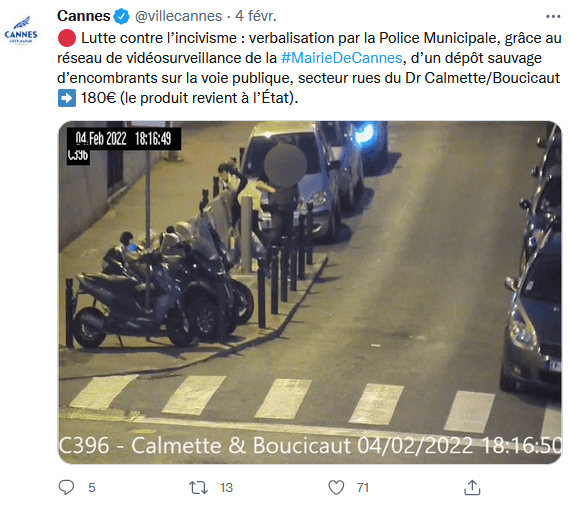Lutte contre l'Incivisme : la Mairie de Cannes poursuit le combat — illustration 1