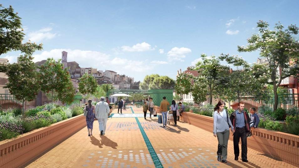 David Lisnard présente le futur jardin des senteurs et des saveurs du toit du marché Forville — illustration 1