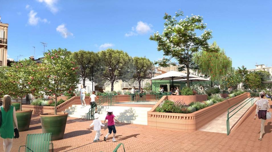 David Lisnard présente le futur jardin des senteurs et des saveurs du toit du marché Forville — illustration 1