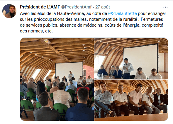 AMF : David Lisnard avec les élus de Haute-Vienne — illustration 1