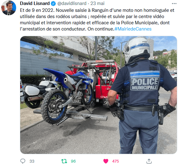 Rodéos sauvages : la Police Municipale intensifie ses actions de répression contre ce fléau — illustration 1