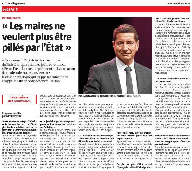 Les maires ne veulent plus être pillés par l'Etat — illustration 1