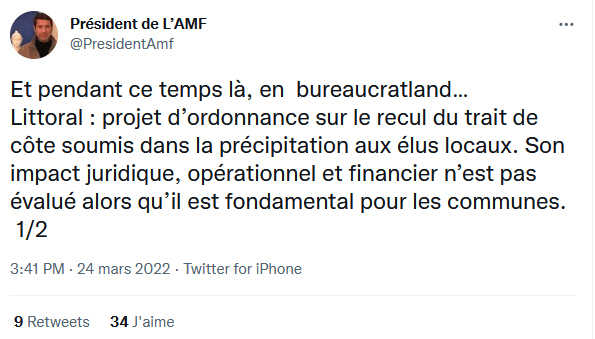 Recul du trait de côte : David Lisnard dénonce un texte inabouti — illustration 1
