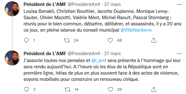 20 ans après la tuerie de Nanterre, David Lisnard rend hommage aux victimes — illustration 1