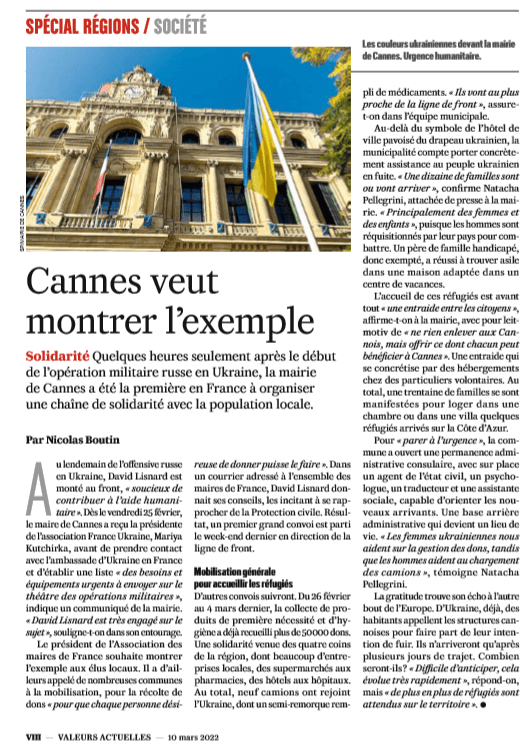 Ukraine : Cannes veut montrer l'exemple — illustration 1