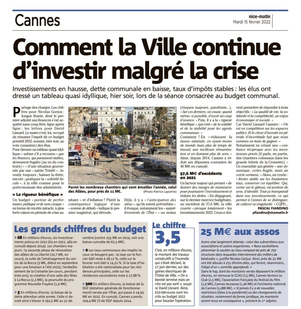 Comment la Ville continue d'investir malgré la crise — illustration 1