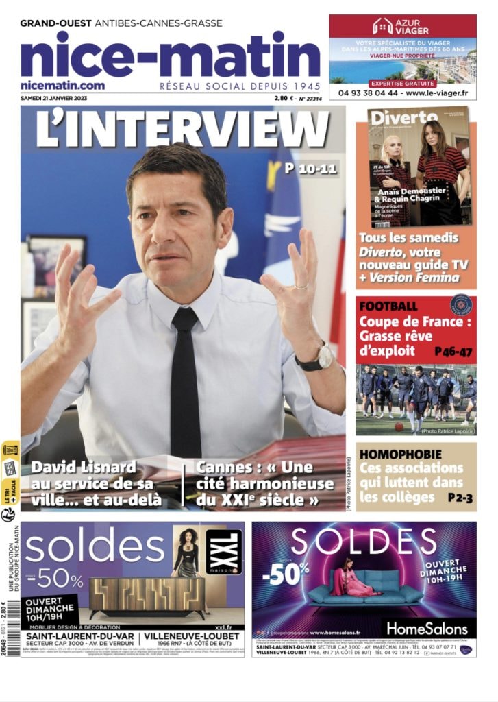 Entretien : David Lisnard précise les futurs grands projets pour Cannes — illustration 1