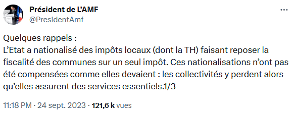 Taxe foncière : l'AMF répond à l'injuste polémique lancée par le président de la République — illustration 1
