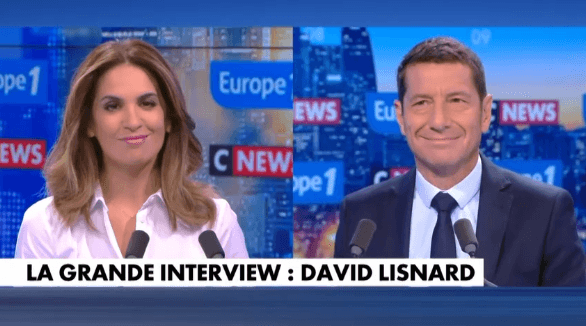David Lisnard était l'invité de la matinale d'Europe 1 au lendemain de l'inauguration du siège national de Nouvelle Énergie — illustration 1