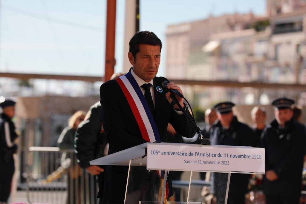 David Lisnard préside les cérémonies commémoratives du 105ème anniversaire de l'Armistice à Cannes — illustration 1