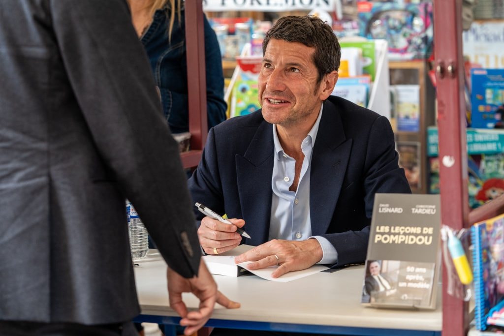 David Lisnard et Christophe Tardieu en dédicace à Paris — illustration 1
