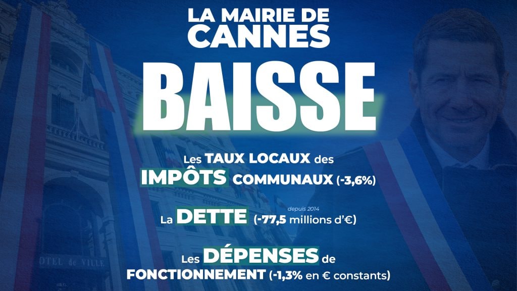 La Mairie de Cannes baisse les impôts — illustration 1