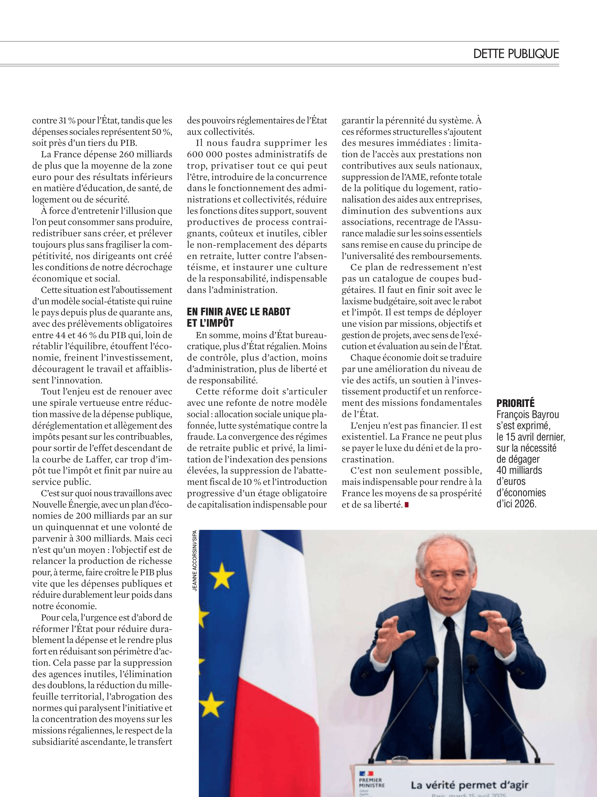 « Rétablir les comptes publics, c’est possible » — illustration 1